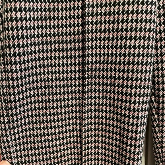 Eva Franco Houndstooth Flare Pants Size Medium - Picture 5 of 9